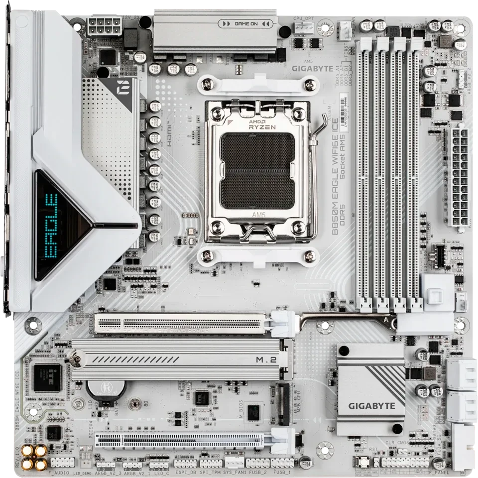 Gigabyte B850M EAGLE WIFI6E ICE