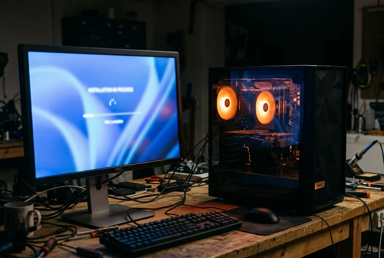 Этап 5: Установка Windows и драйверов